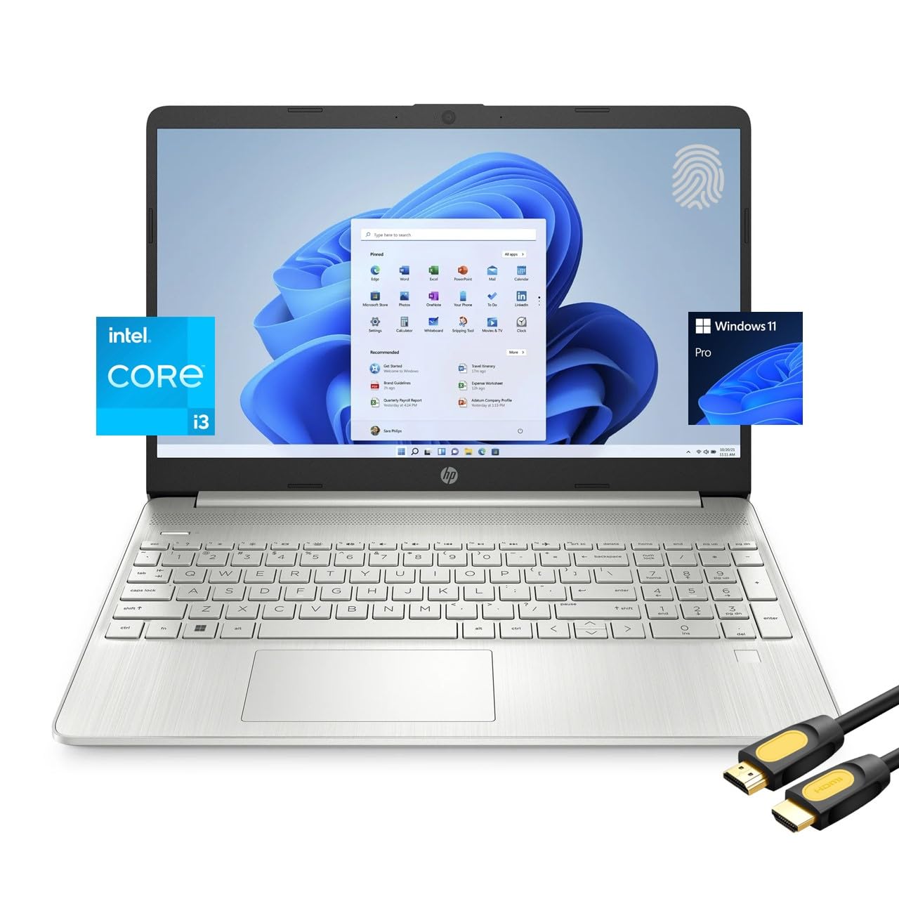 Hp 15 Laptop For Student & Business, 15.6 Fhd Micro Edge Display, Intel Core I3 1215U Up To 4.40Ghz, 16Gb Ram, 512Gb Pcle Ssd, F