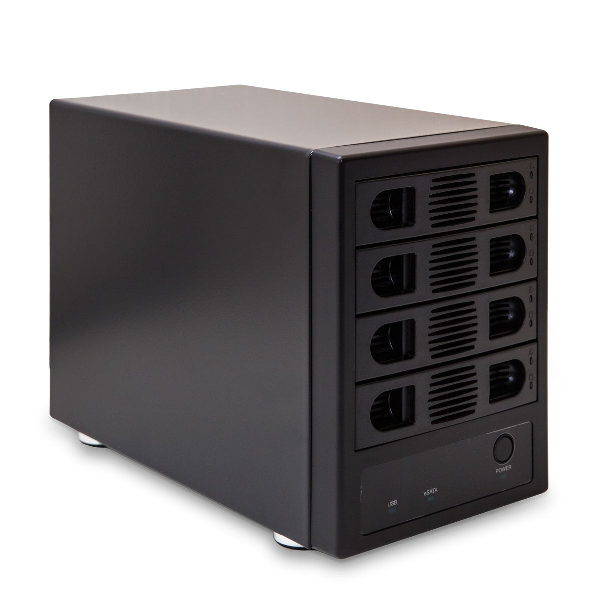 Syba Sy-Enc50104 4 Bay 3.5    Sata Iii Hdd Non-Raid Enclosure - Supports Usb 3.0 & Esata Interface, Black