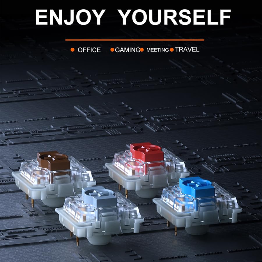 Gateron Ks 33 Low Profile 2.0 Silver Switches, 3 Pin Factory Pre Lubed Smd Led For Mx Mechanical Keyboard (Silver, 35Pcs)