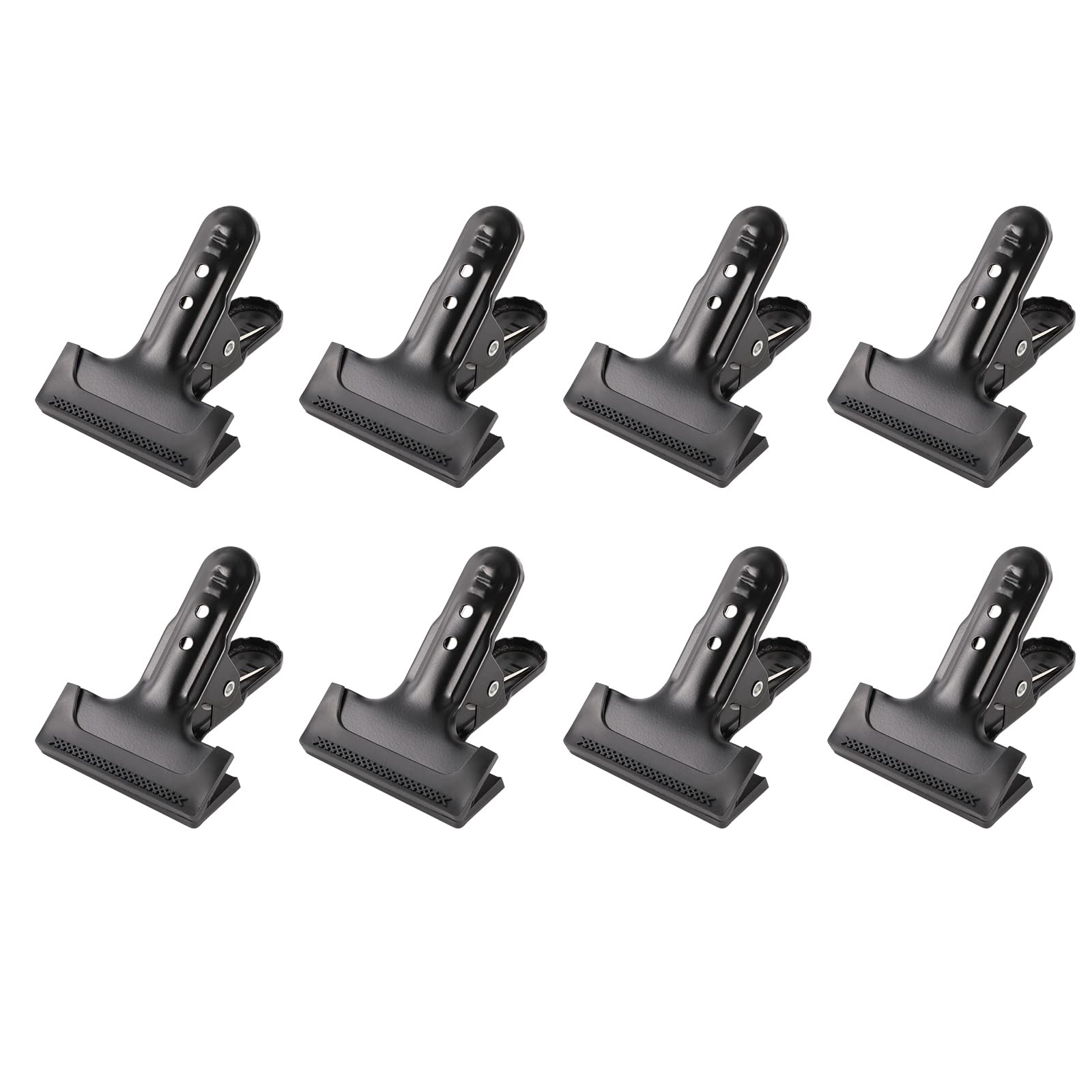 Aqirui Backdrop Clips 8 Pack Heavy Duty Spring Clamps Muslin Photography Background Clips With Protective Rubber Large Backdrop
