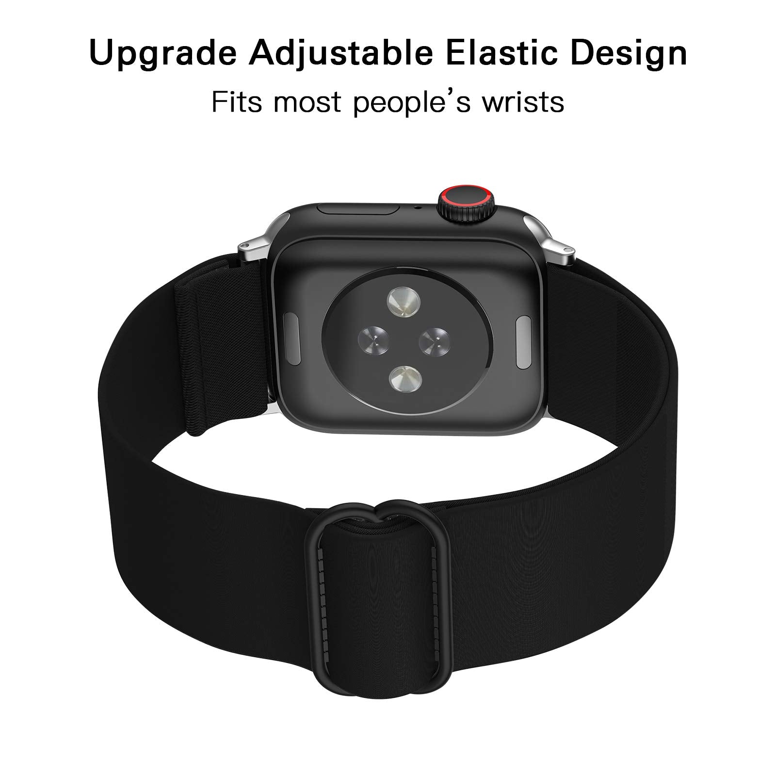 Miterv Stretchy Nylon Loop Bands Compatible With Apple Watch 38Mm 40Mm, Adjustable Soft Elastics Strap Compatible With Apple Wat