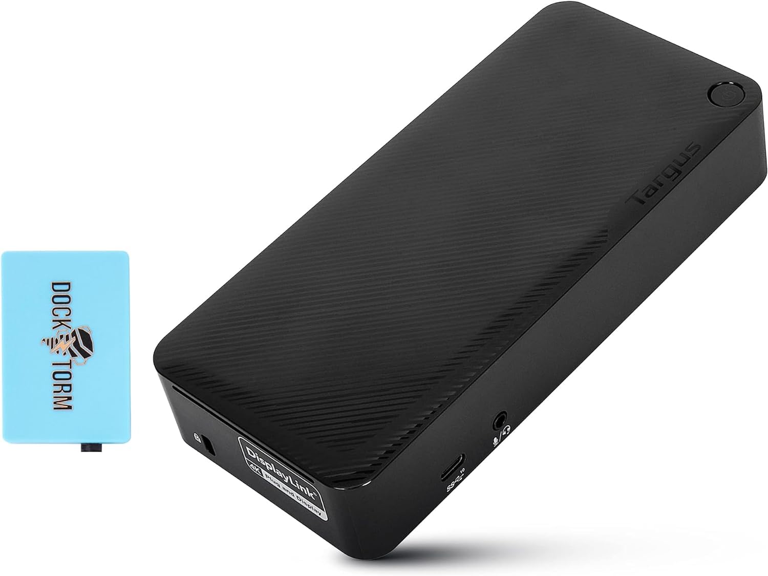 HP USB-C Universal Docking Station Bundle with Docztorm Hub (1 SuperSpeed USB Type-C; 3 USB Type-A; 1 Audio Jack; 2 DisplayPort;