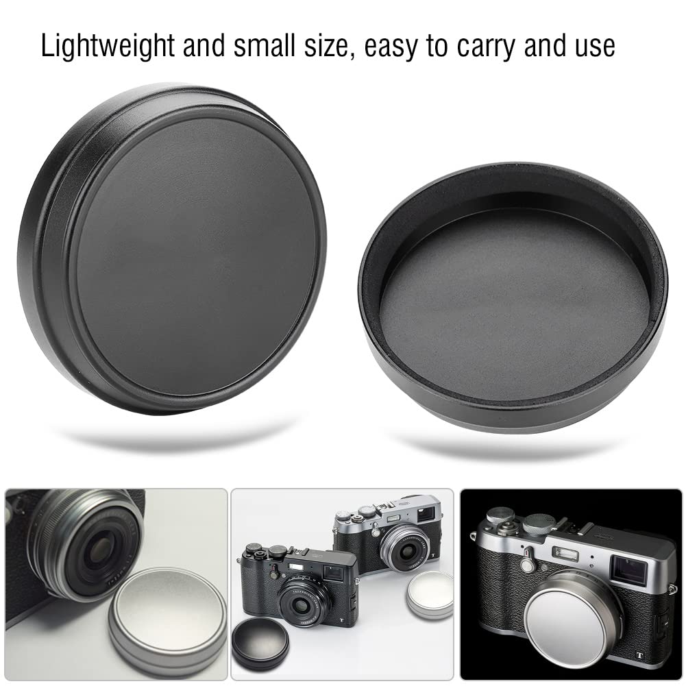 Metal Lens Cap For Fujifilm X100 X100S X100T Camera Accessories, Professional Protective Digital Camera Camcorder Lens Cover For
