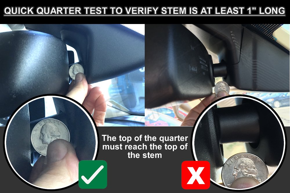 Blendmount Aluminum Radar Detector Mount For Uniden R7/R8   Compatible With Most American And Asian Vehicles   Made In Usa   Loo