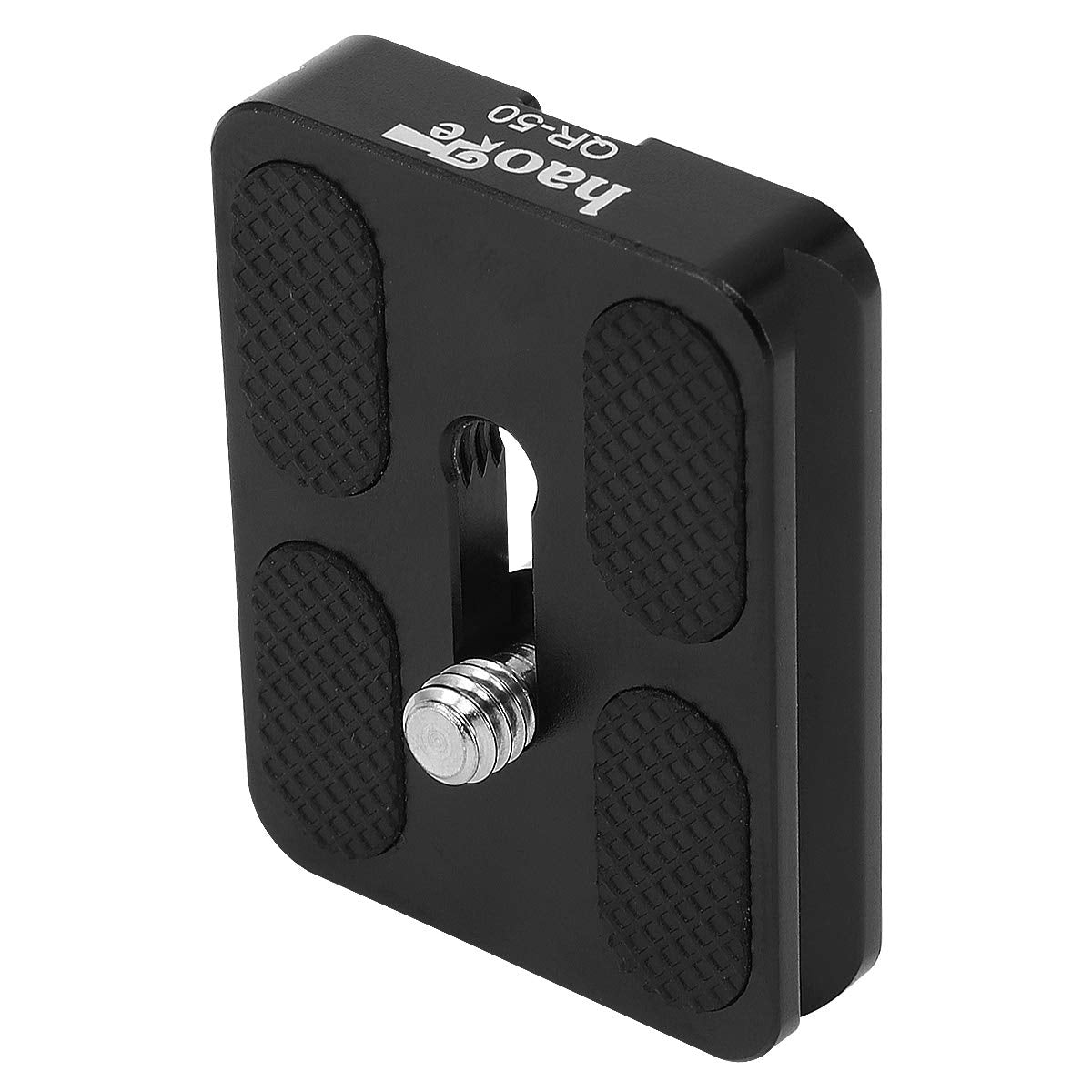 Haoge 50Mm Qr Quick Release Plate And D Ring Screw Fits Arca Swiss Standard For Tripod Ball Head