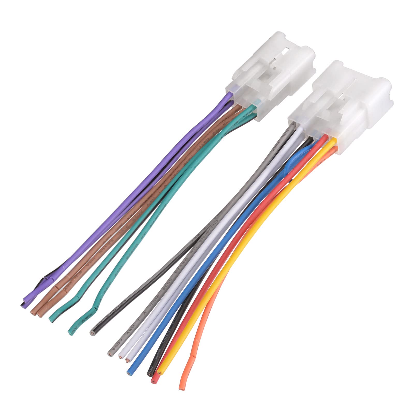 Bingfu Wire Harness For Select Vehicle Car Stareo Replacement Wiring Harnesses