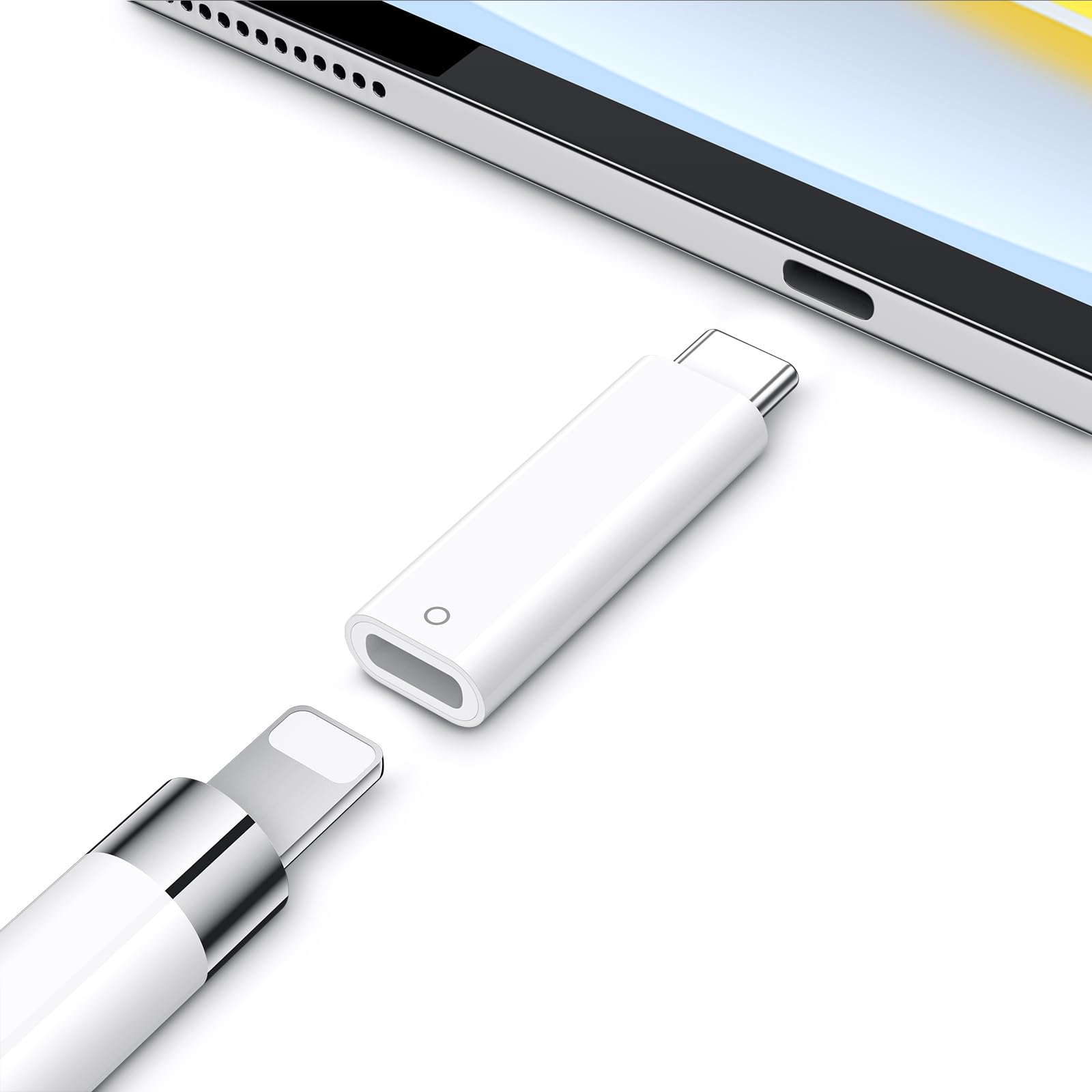 Usb C Pencil Adapter For Apple Pencil 1St Generation, Usb C To For Lightning Pencil Charger Adapter Specific Compatible With Ipa