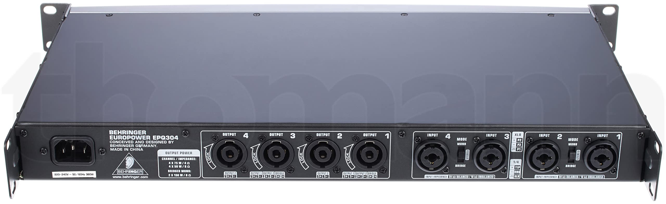 Behringer Europower Epq304 Power Amplifier