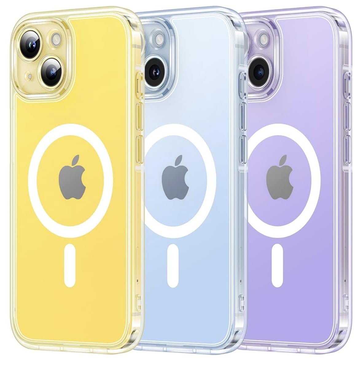 Tocol Magnetic For Iphone 14 Case, [Non Yellowing] [Full Camera Protection] [Compatible With Magsafe] [15Ft Military Grade Prote