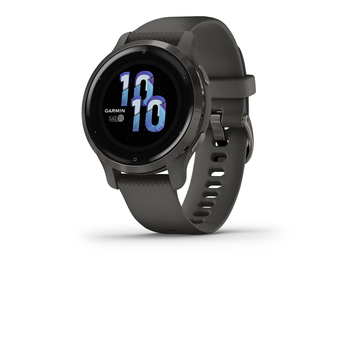 Garmin Venu 2S, Smaller-Sized Gps Smartwatch With Advanced Health Monitoring And Fitness Features, Slate Bezel With Graphite Cas