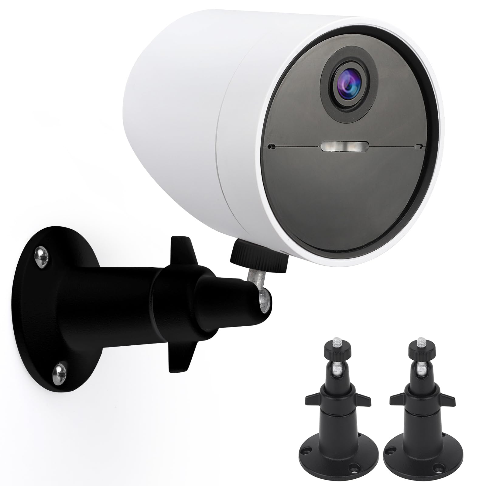 Uyodm 2 Pack Wall Mount Holder For Simplisafe Outdoor Security Camera, 360�Rotation Security Bracket With 1/4 Screw Thread, Camera Not Included (Black)