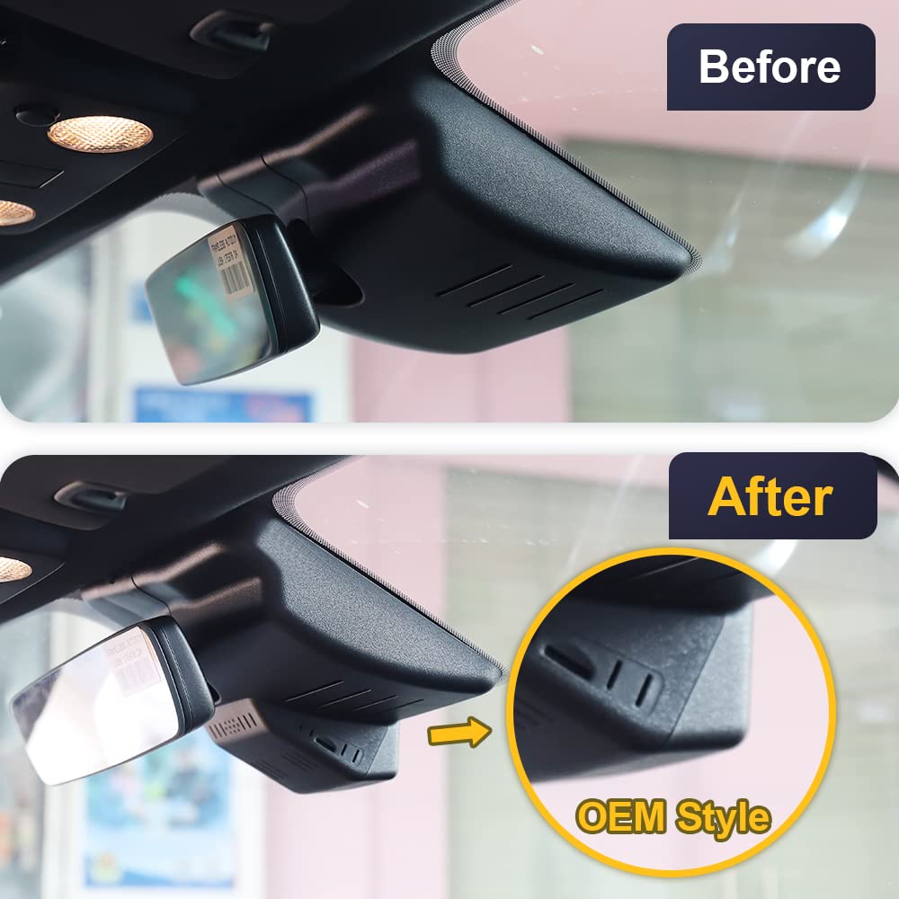 Fitcamx 4K Dash Cam Suitable For Ford Mustang 2019 2023 Gt Ecoboost Premium Mach 1 Shelby Gt500 Gt350 Bullitt, Oem Style, Uhd 21