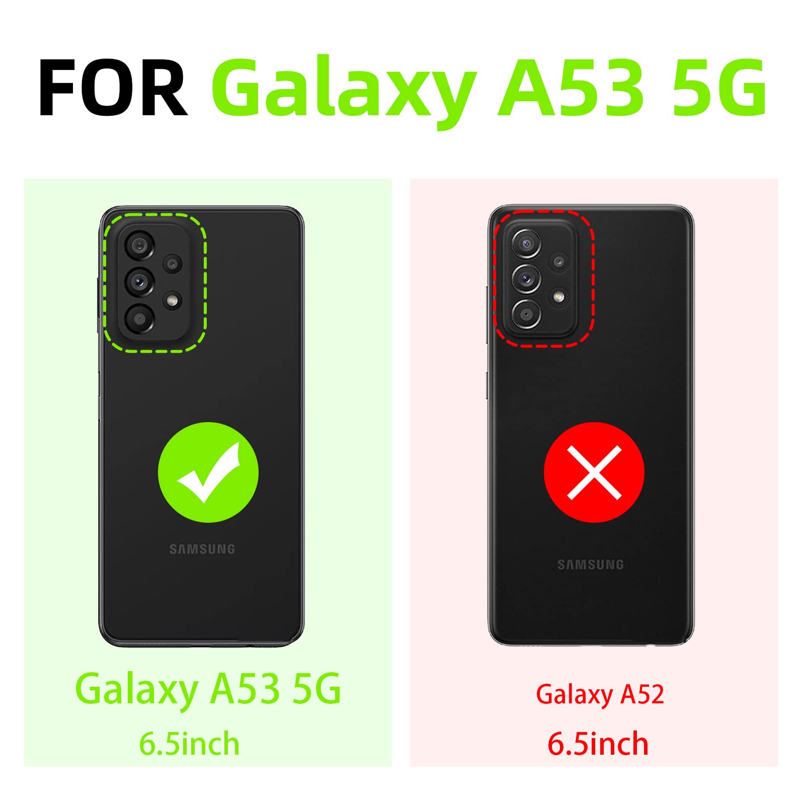 Kudini For Samsung Galaxy A53 Case, A53 5G Case For Women Girls Electroplating Cute Luxury Bling Aesthetic Trendy Pretty, Full C