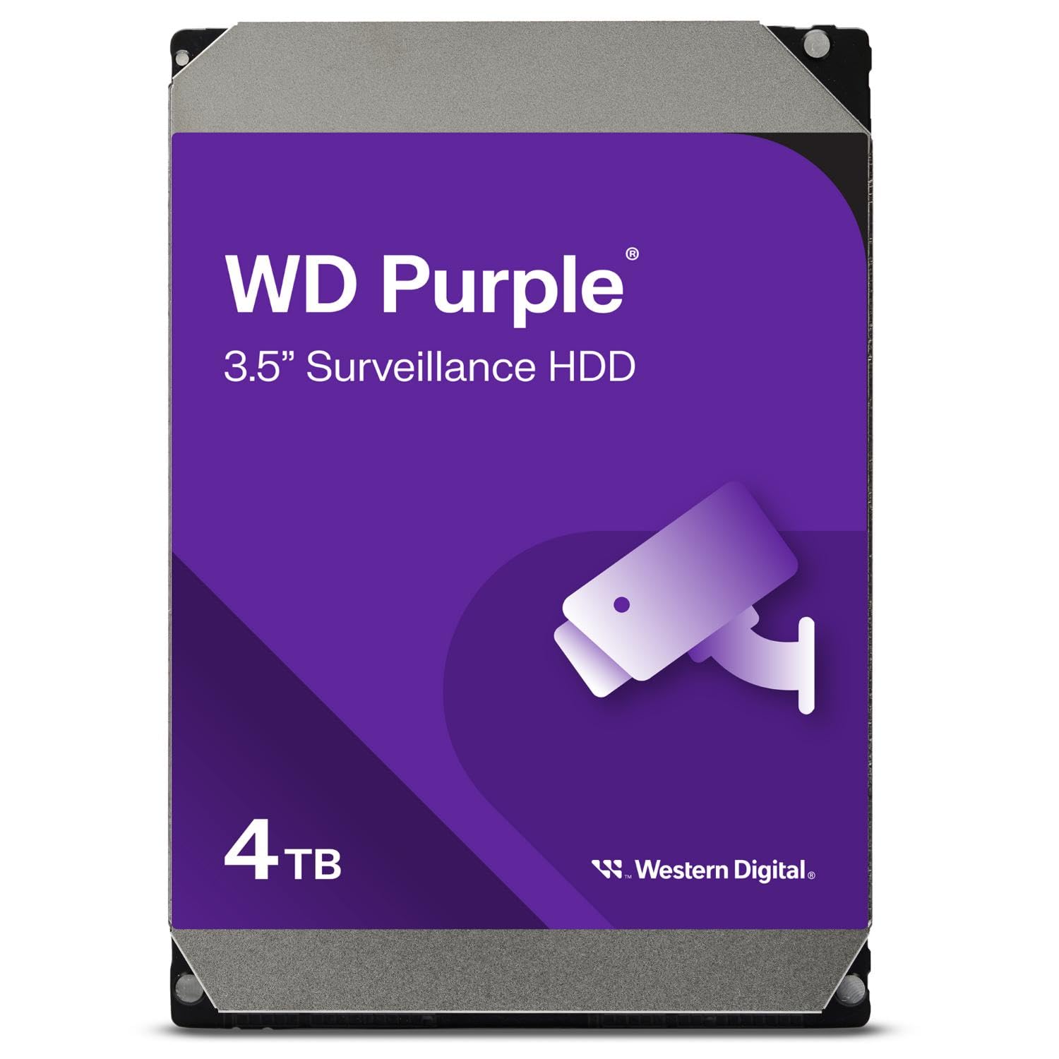 Western Digital 4Tb Wd Purple Surveillance Internal Hard Drive Hdd   Sata 6 Gb/S, 64 Mb Cache, 3.5''   Wd40Purz