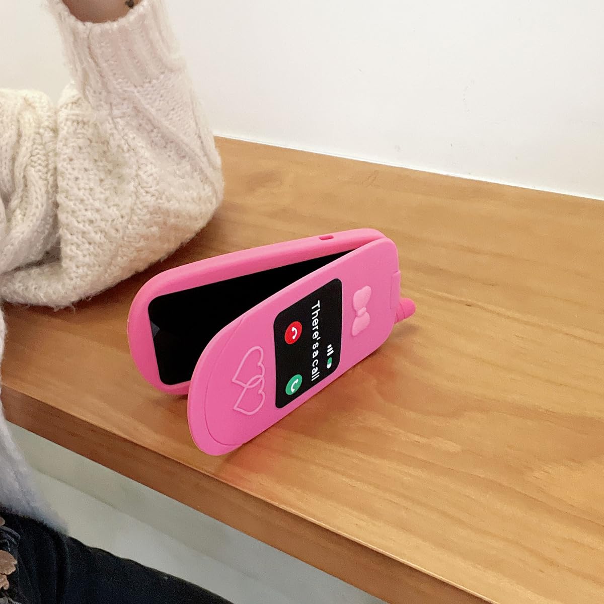 Yakvook Case For Iphone 15 Pro Max,Kawaii Phone Cases 3D Silicone Cartoon Retro Phone Mirror Fun Cute Case Soft Rubber Shockproo