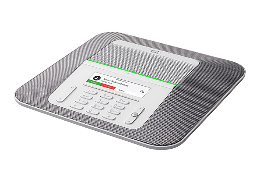 Cisco Ip Conference Phone 7832, 360-Degree Microphone Coverage, 3.4-Inch Monochrome Lcd, Class 2 Poe, Supports 1 Line, 1-Year Li
