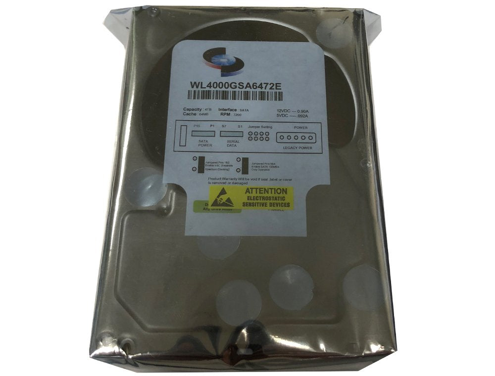 White Label Wl 4Tb 7200Rpm 64Mb Cache Sata 6.0Gb/S (Enterprise Grade) 3.5'' Hard Drive (For Server, Raid, Nas, Dvr, Desktop Pc)
