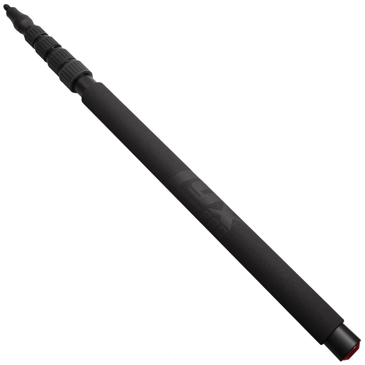 Lyxpro Portable Mic Boom Pole Arm Professional 5 Section Stretchable Padded Handheld Telescopic Aluminum Adjustable For Shotgun Zoom Microphones, Fish Pole Extends 2.4�   9.25� Mpl 10