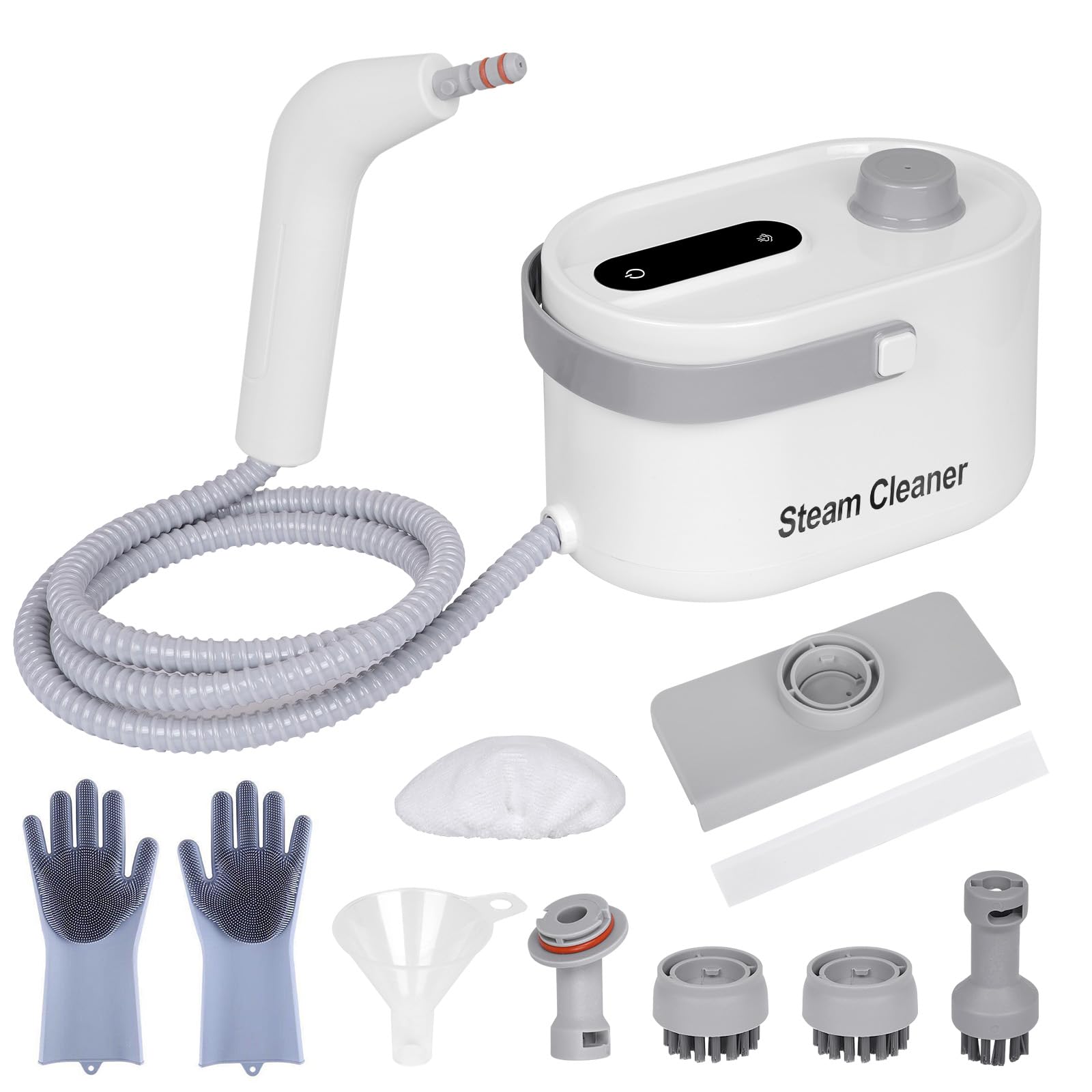 Foandbevi 9 in 1 Handheld Steam Cleaner for Home Use, Portable Steamer for Cleaning, Multi-Function High Pressure Steam Cleaner 