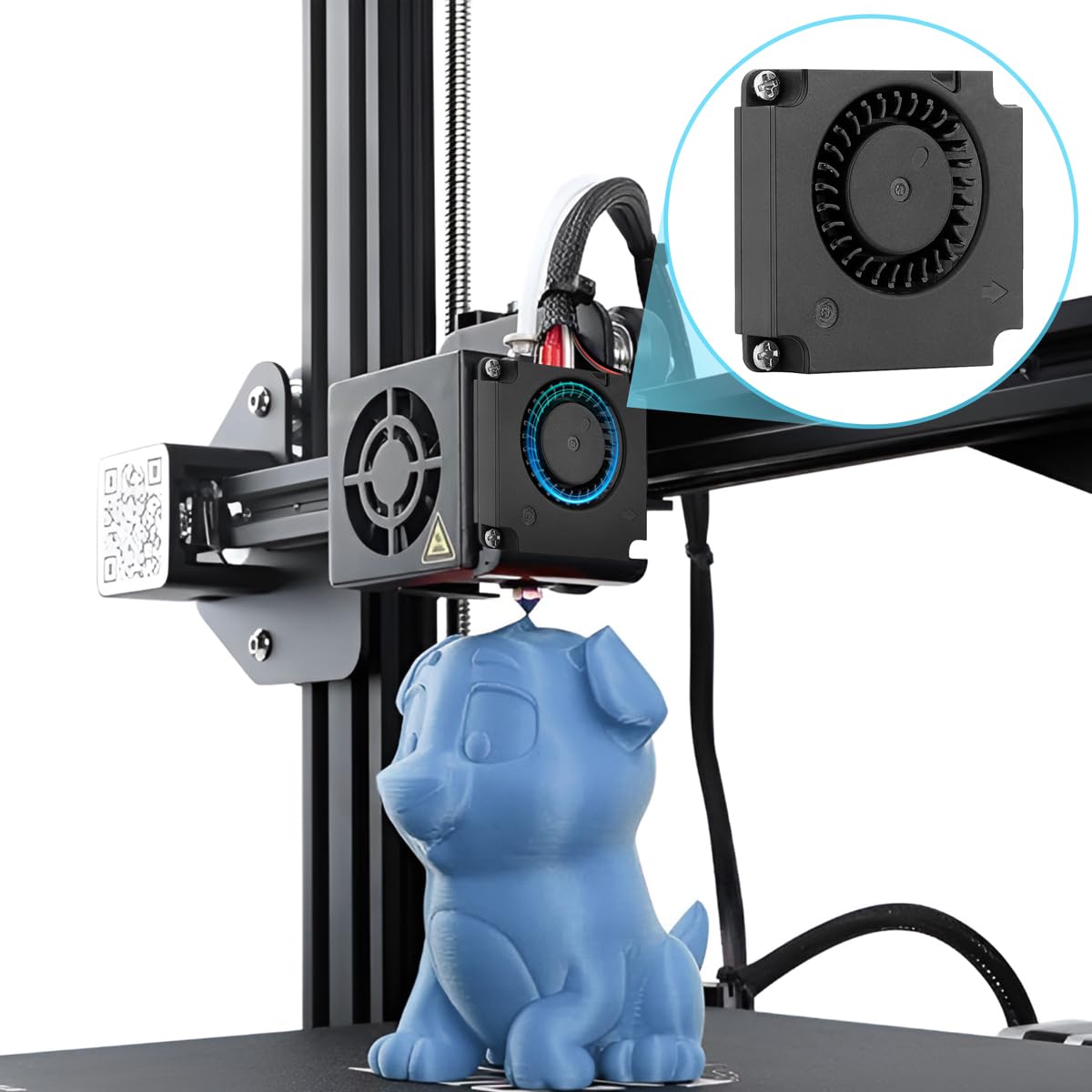 Gdstime 2 Pack 40Mm Blower Fan 12V 40X40X10Mm 4010 Dc Brushless Cooling Replacement Fans For 3D Printer