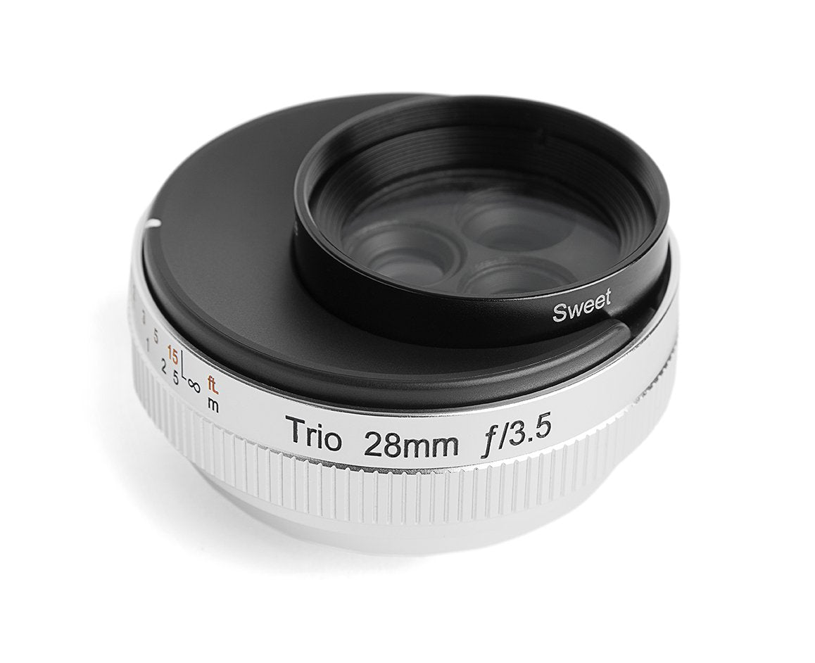 Lensbaby Lb 8F Trio 28 For Connecting Fuji X Black