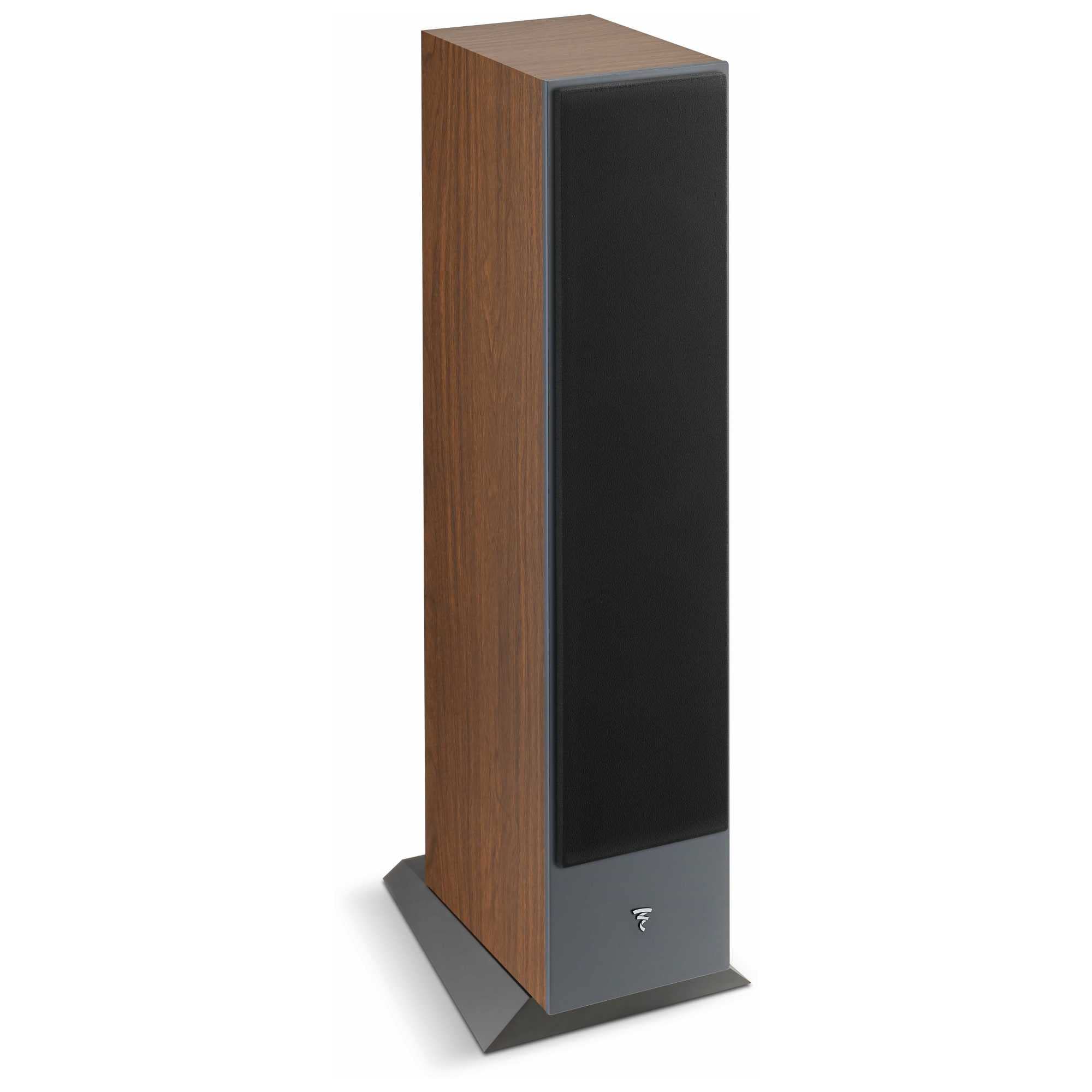 Focal Theva N2-3-Way Floorstanding Loudspeakers With 5-Inch Drivers, Sold Individually, Dark Wood - Fthevan2Dw