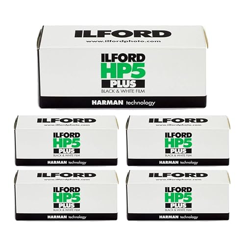 5 Rolls Ilford Hp5 400 120 Film