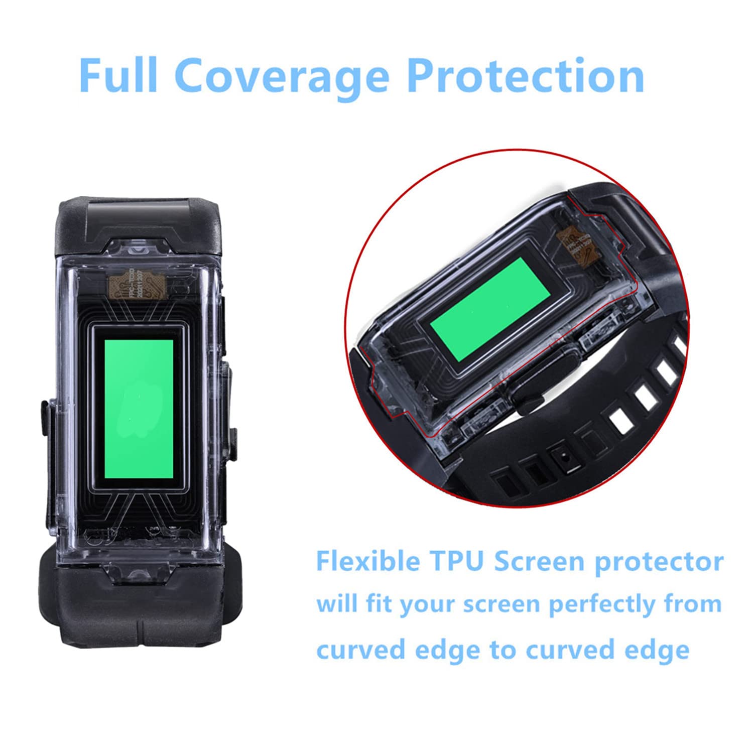 Aemus Compatible For Bandai Vital Bracelet Be Screen Protector (3Pack) Hd Clear Tpu Film Compatible For Digital Monster Digivice