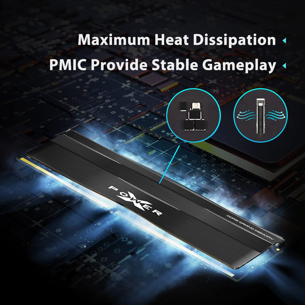 Silicon Power Ddr5 32Gb (2X16Gb) Zenith 6000Mt/S (Pc5 48000) 288 Pin Cl30 1.35V Udimm Desktop Memory Module Ram Sp032Gxlwu60Afde