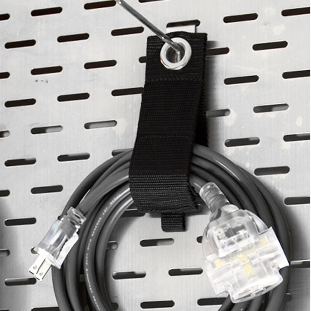 Heavy Duty Storage Straps   9 Pack Hook And Loop Hanging Extension Tool Cord Straps Organizer For Cable Management, Rope, Hoses,