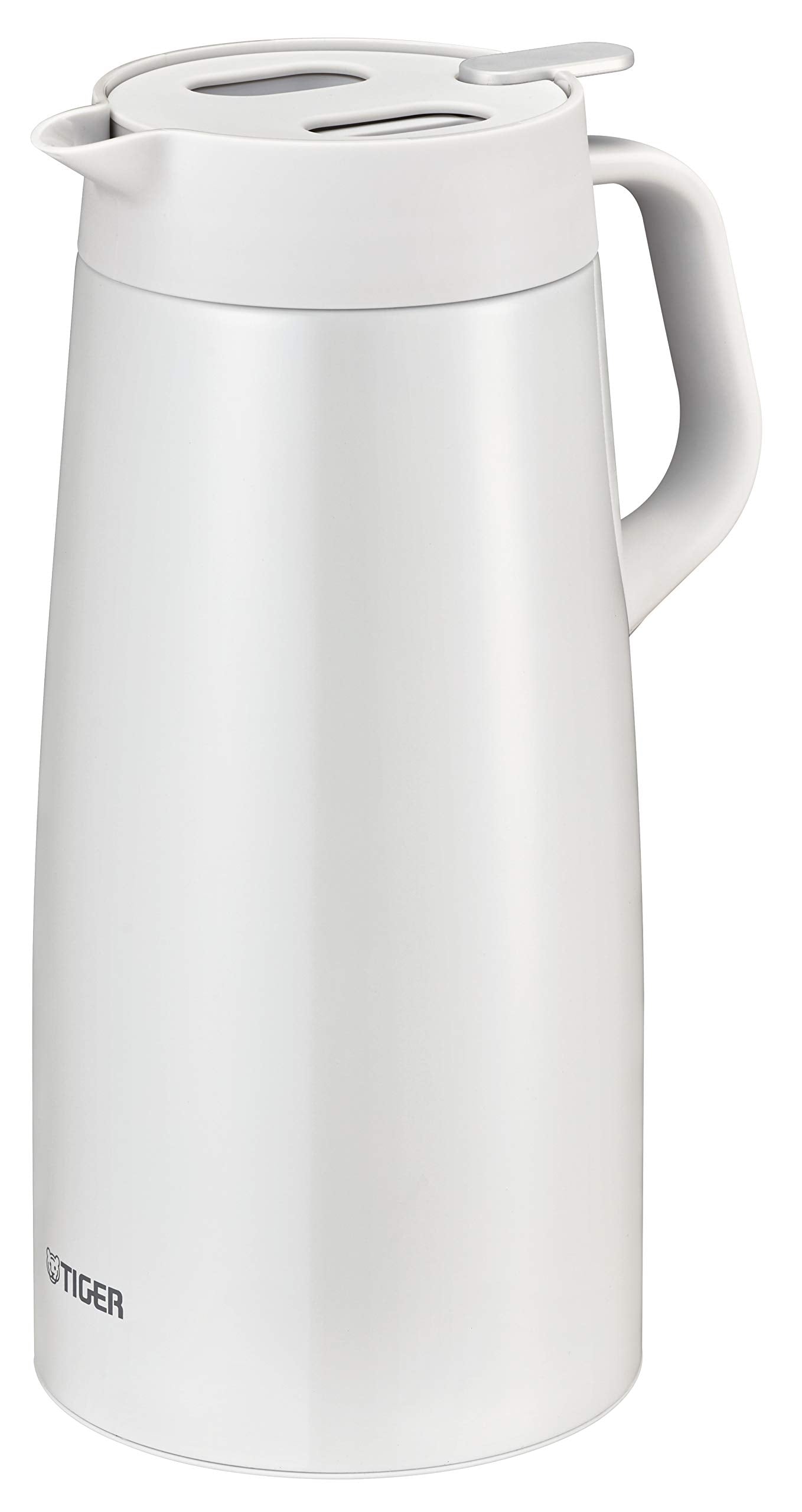 Tiger PWO-A200W Hot and Cold Insulated Tabletop Pot, Large Capacity, 6.6 gal (2.0 L), White