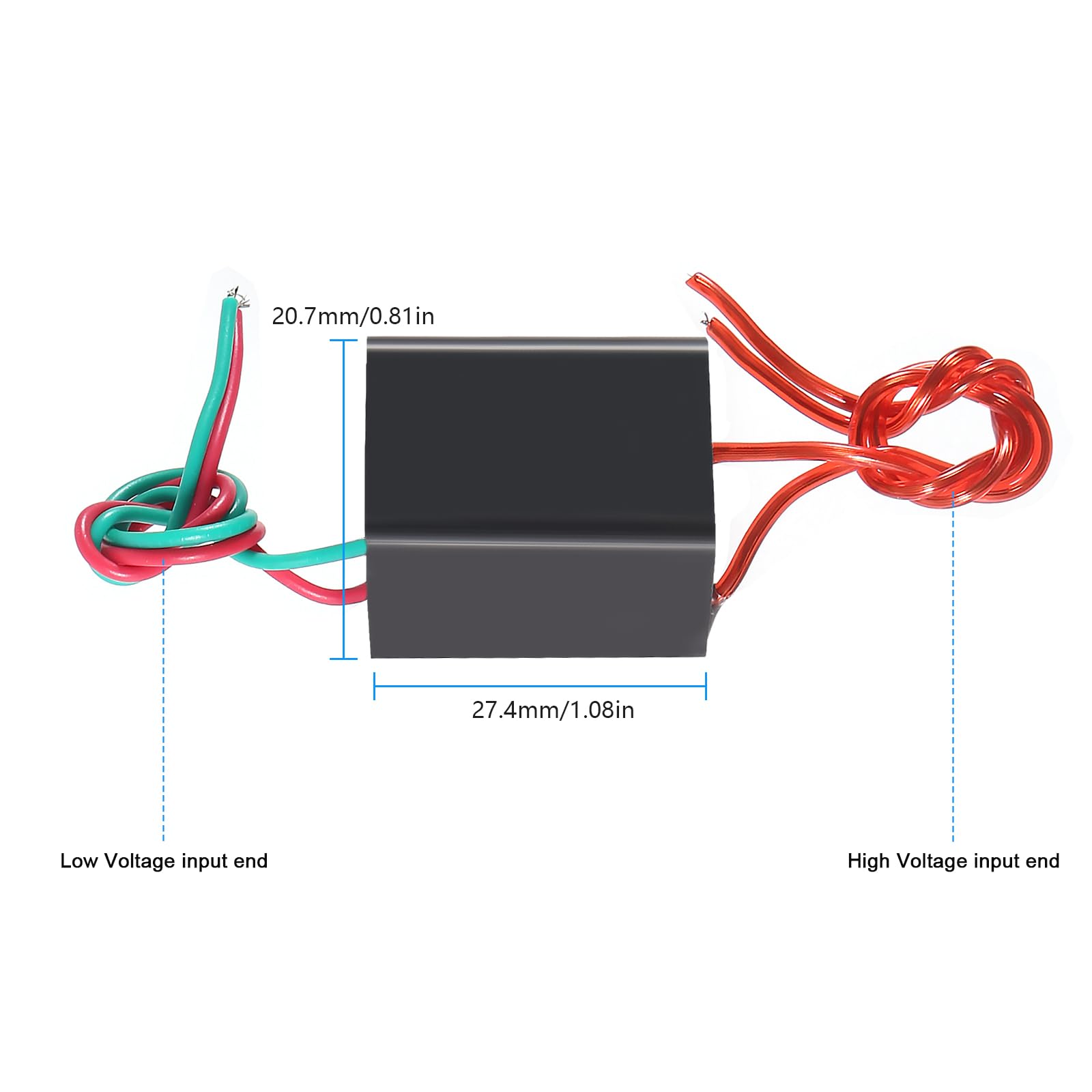 Xiitia 10Pcs High Voltage Generator Dc 3.6V 1.5A To 20Kv 20000V Boost Step Up Power Module High Voltage Transformer