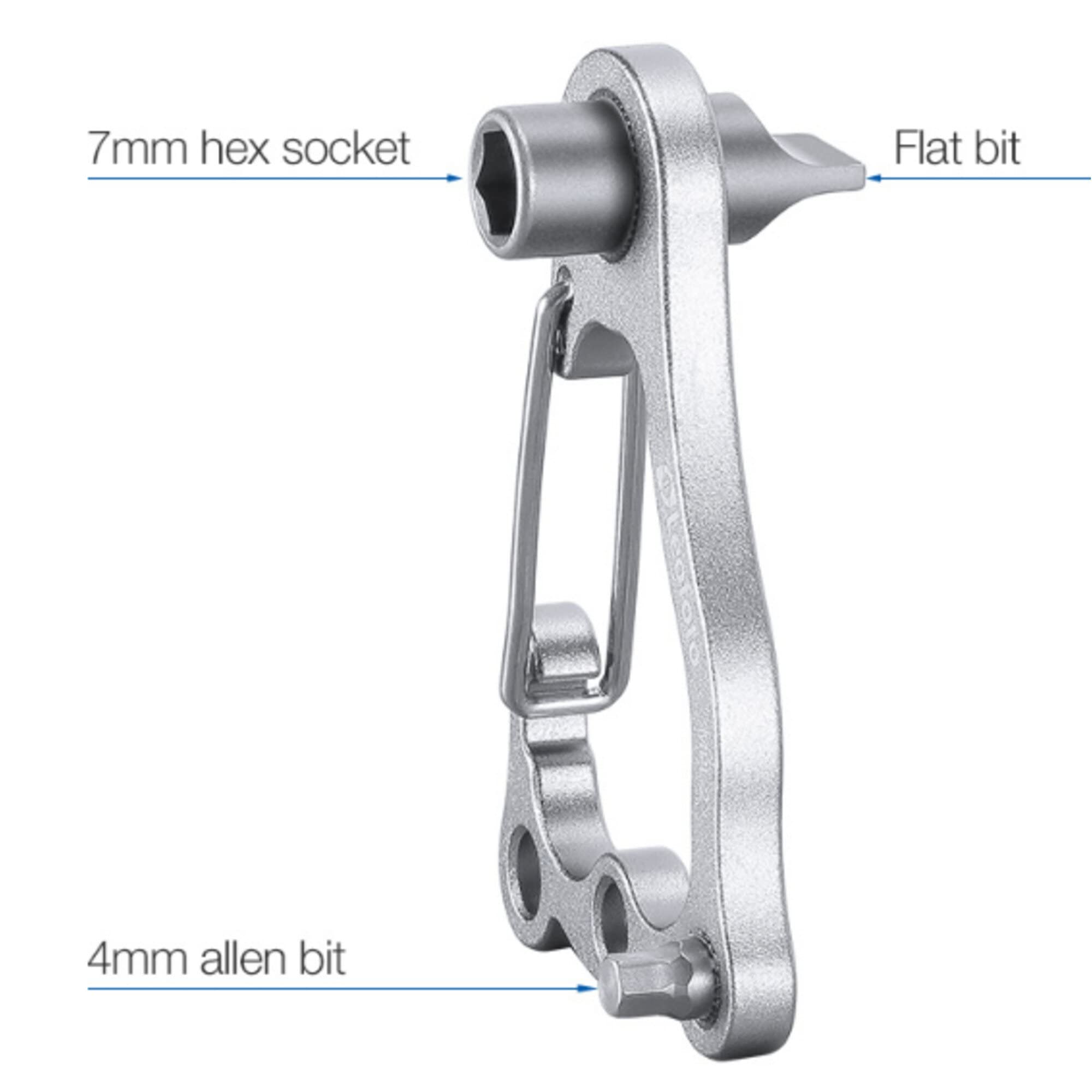 Leofoto Mpl 2 Handy All Metal Photographers Survival Multi Tool Allen Wrench Kit/Carabiner For Tripod