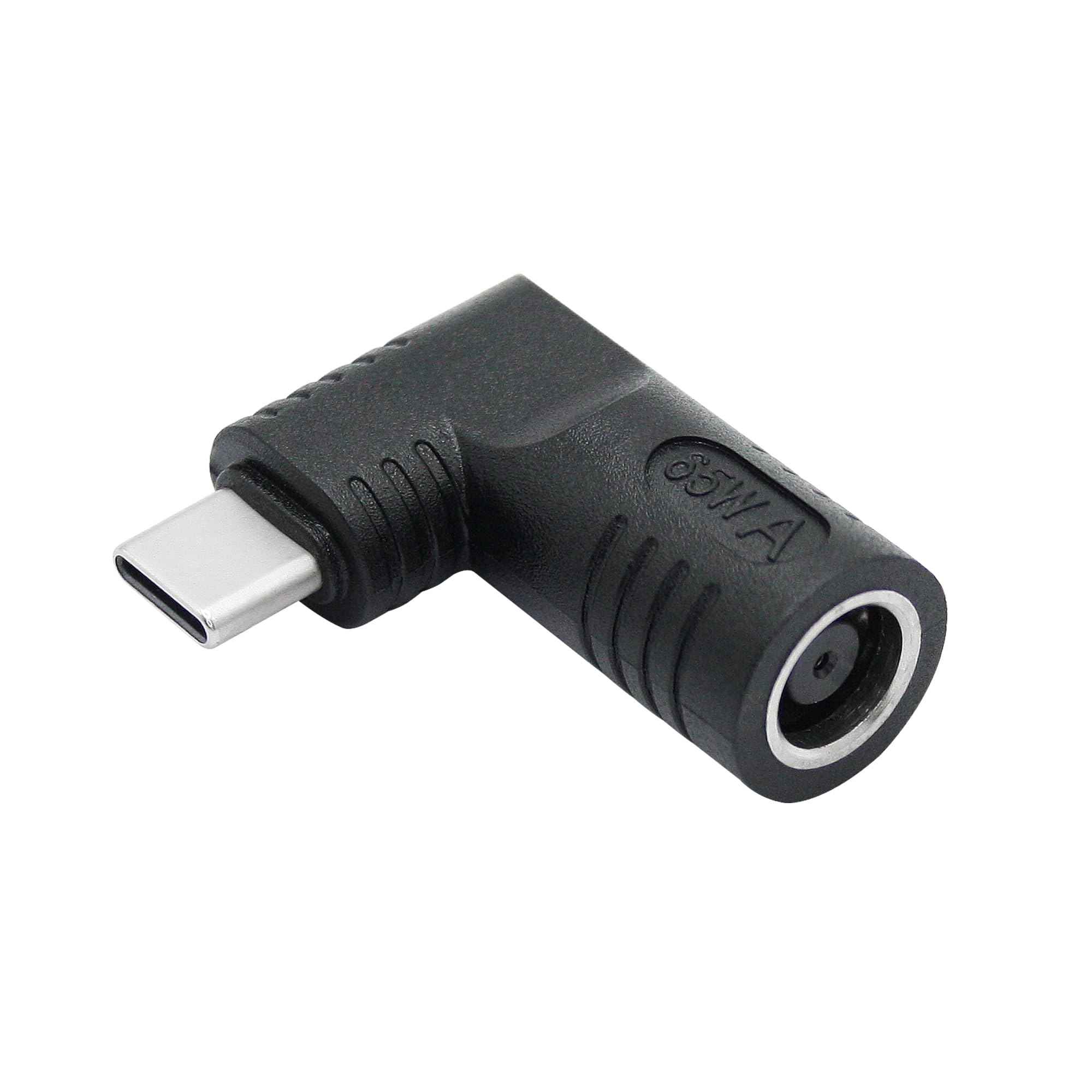 Right Angle Dc 7909 To Usb C Connector Adapter, 90 Degree Pd 65W Dc 7.9Mm X 0.9Mm To Usb Type C Male Plug Power Charge Adapter F