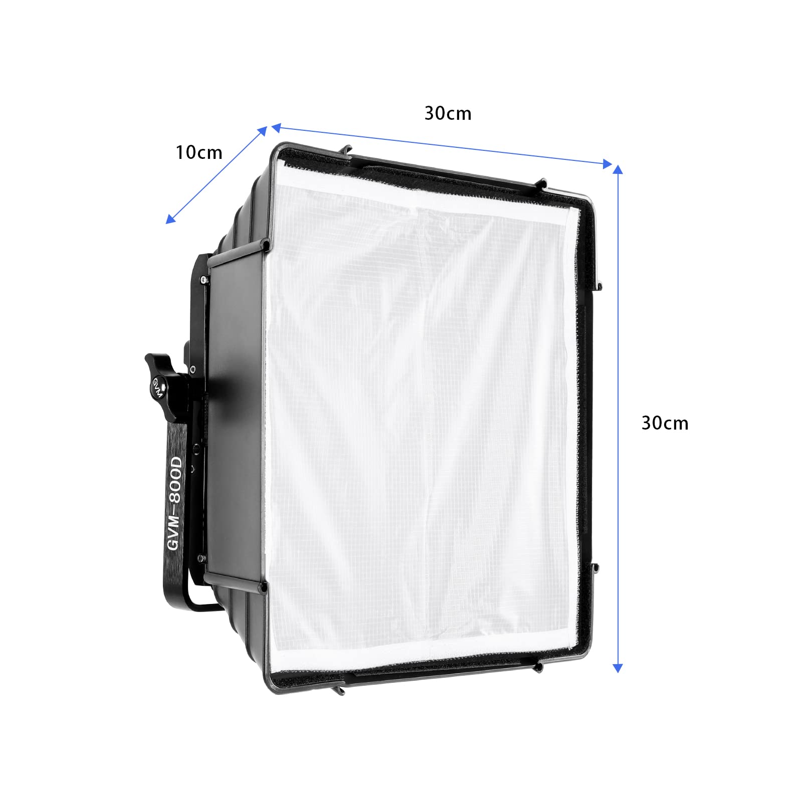 Gvm Foldable Softbox Diffuser With Grid Beehive For Rgb 800D/560As/480Ls Series Led Video Light, Suitable For Studio Lighting, P