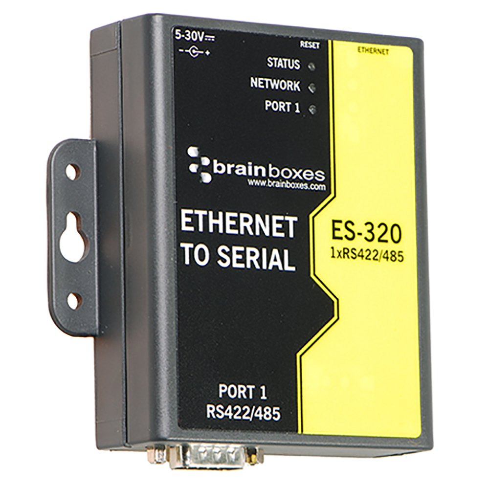 Brainboxes Es320 Device Server 10Mb Lan, 100Mb Lan, Rs422, Rs485 (Es 320)