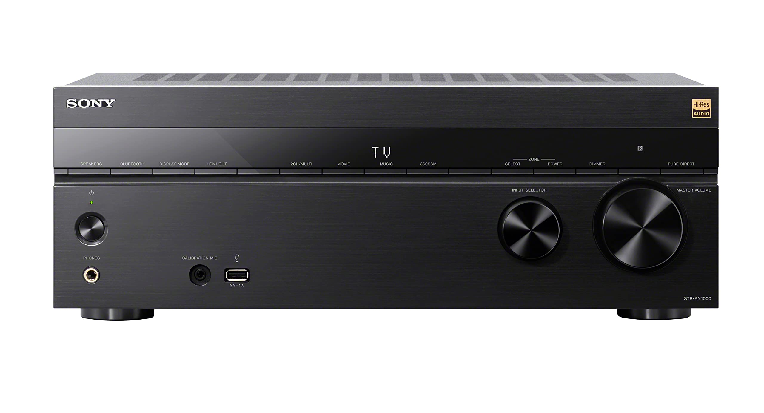 Sony STR AN1000 7.2 CH Surround Sound Home Theater 8K A/V Receiver: Dolby Atmos, DTS:X, Digital Cinema Auto Calibration IX, Bluetooth, WiFi, Google Chromecast, Spotify connect, Apple AirPlay, HDMI 2.1