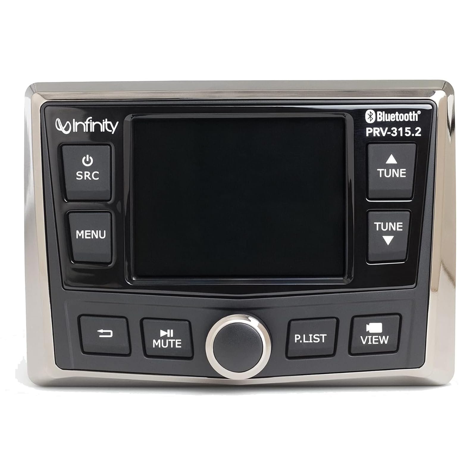 Infinity Prv 315.2 Marine Bluetooth Usb Stereo Receiver, Usb/Aux Mount, 22'' Wired Radio Antenna