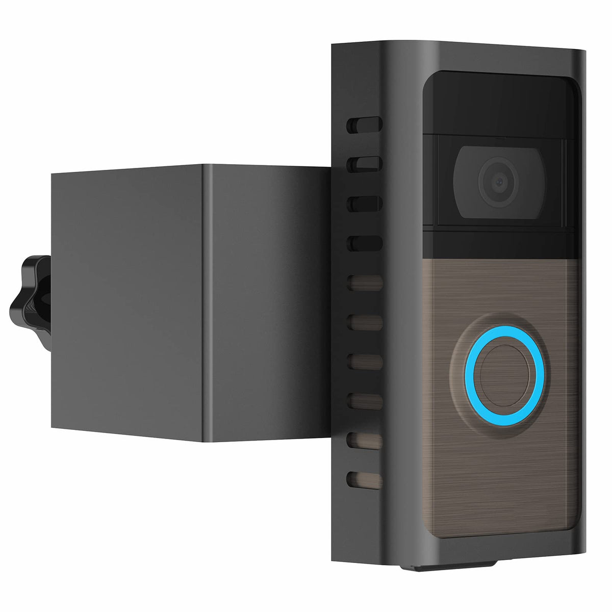 Puuuci Anti-Theft Doorbell Door Mount For Battery Video Doorbell 2/3/4/(2020 Release)/(2024 Release)/Plus/Pro, No-Drill Steel Me
