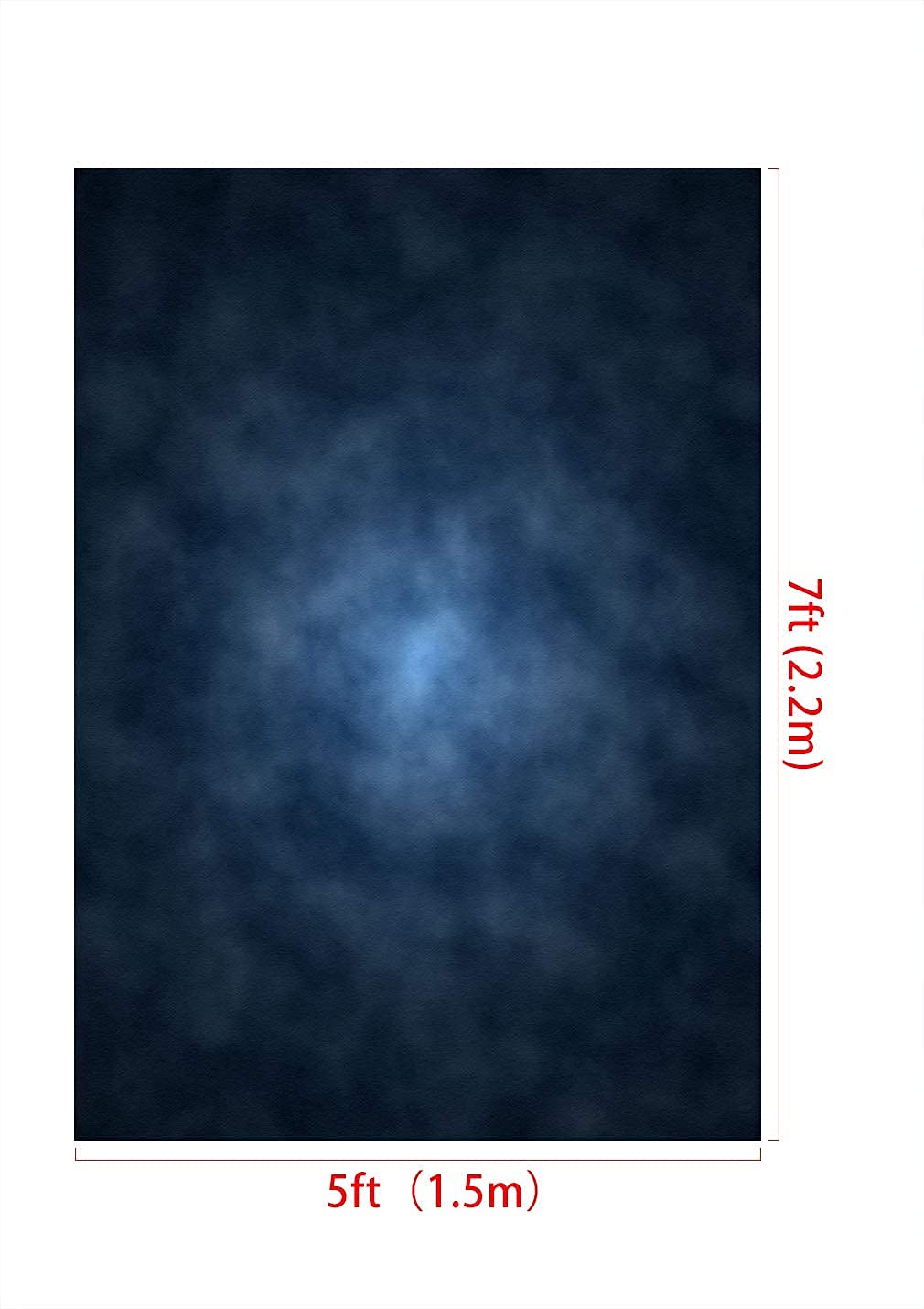 Kate 5X7Ft Dark Blue Photography Backdrop Abstract Blue Abstract Headshot Textures Background Old Master Portrait Photo Fabric S