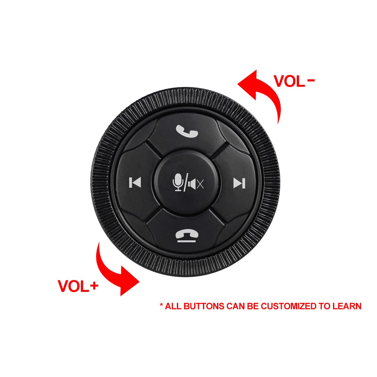 Joying Latest Universal Steering Wheel Control Watch Band Style With Backlight Buttons For Android Car Stereo Dvd Player Gps Nav