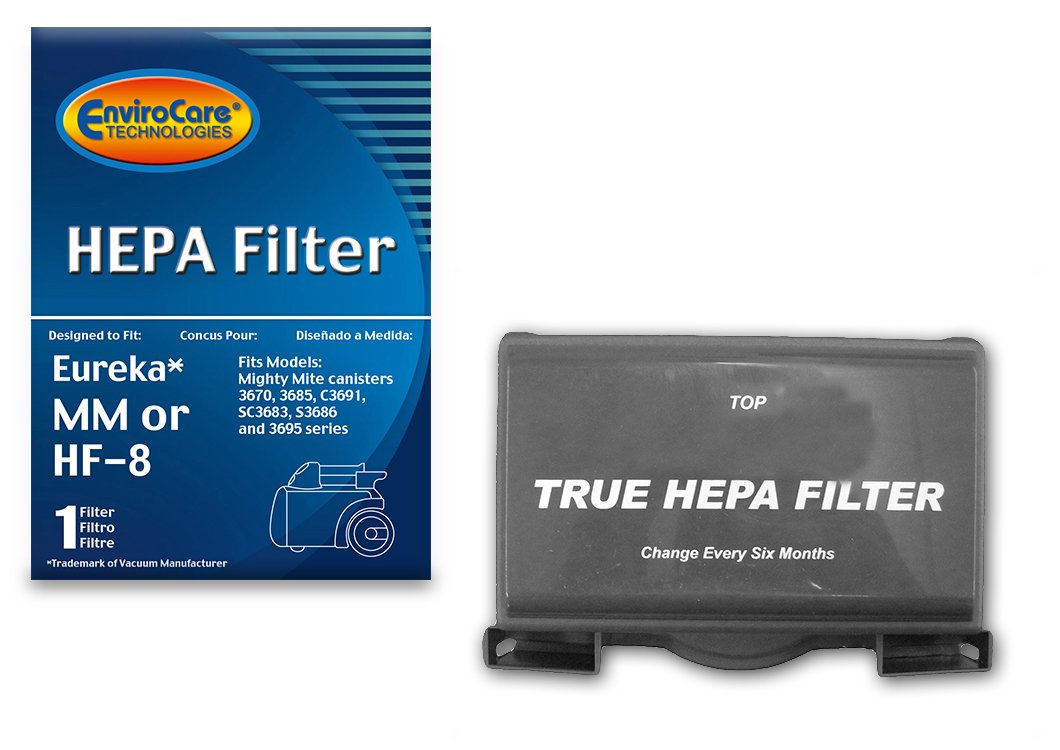 Envirocare Replacement Hepa Vacuum Cleaner Filter For Eureka Sanitaire Hf8 Mm Mighty Mite Pet Lover, 60666B, 60666A, 606666, E