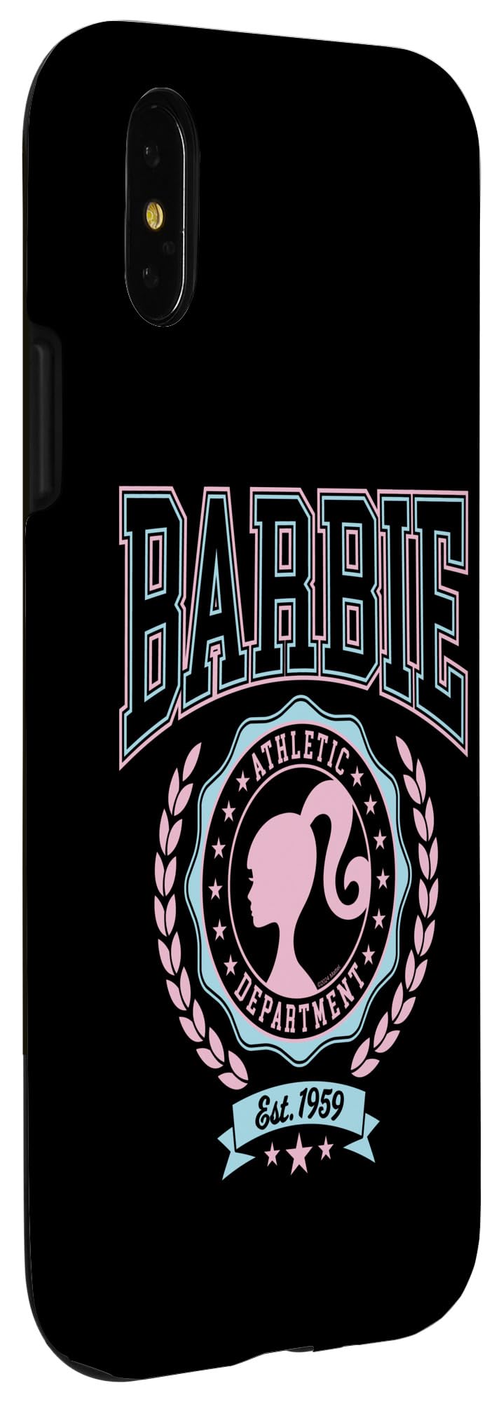 Iphone X/Xs Barbie   Varsity Athletic Department Silhouette Logo Case