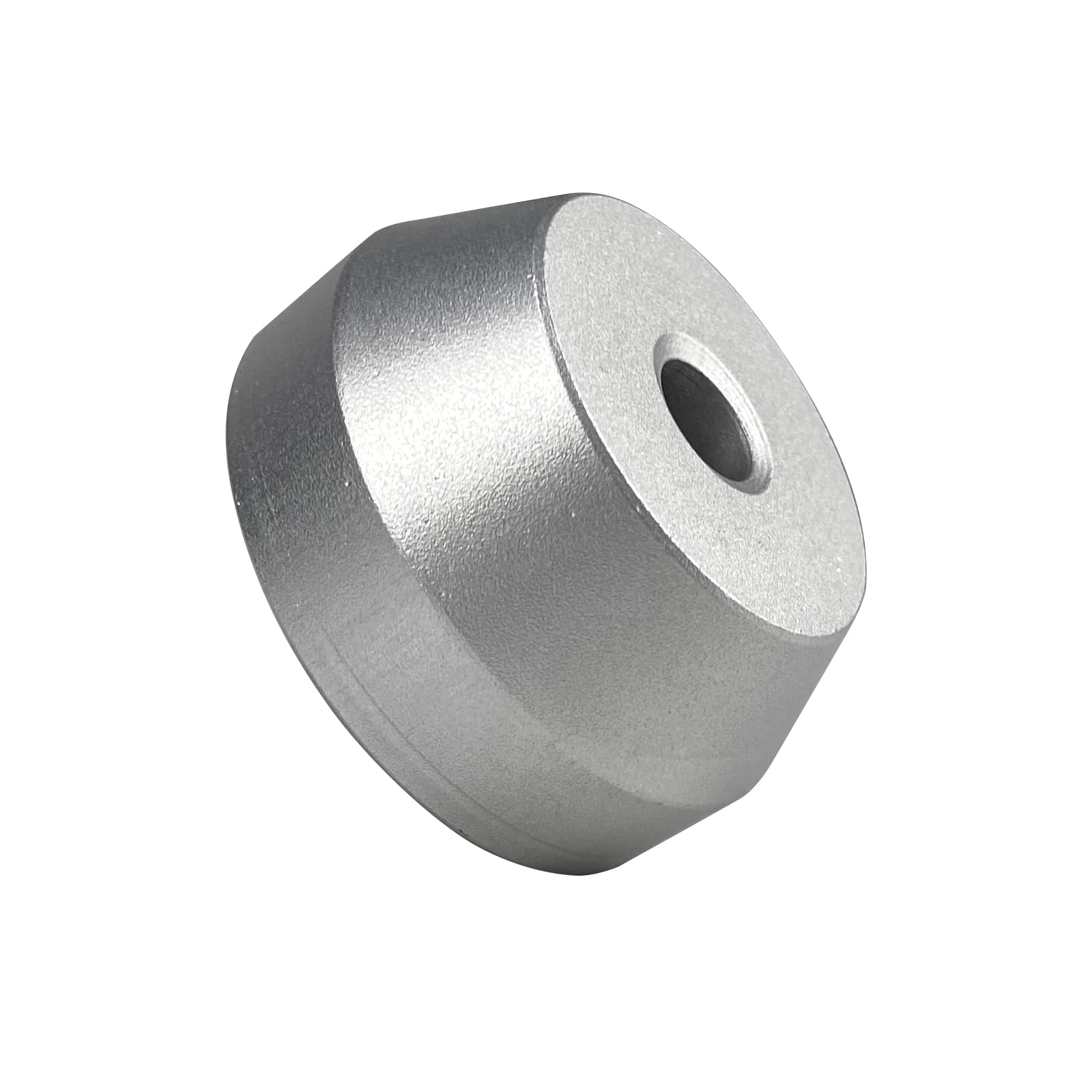 45 Rpm Silver Adapter Durable Solid Aluminum Center Adapter For 7 Inch Vinyl