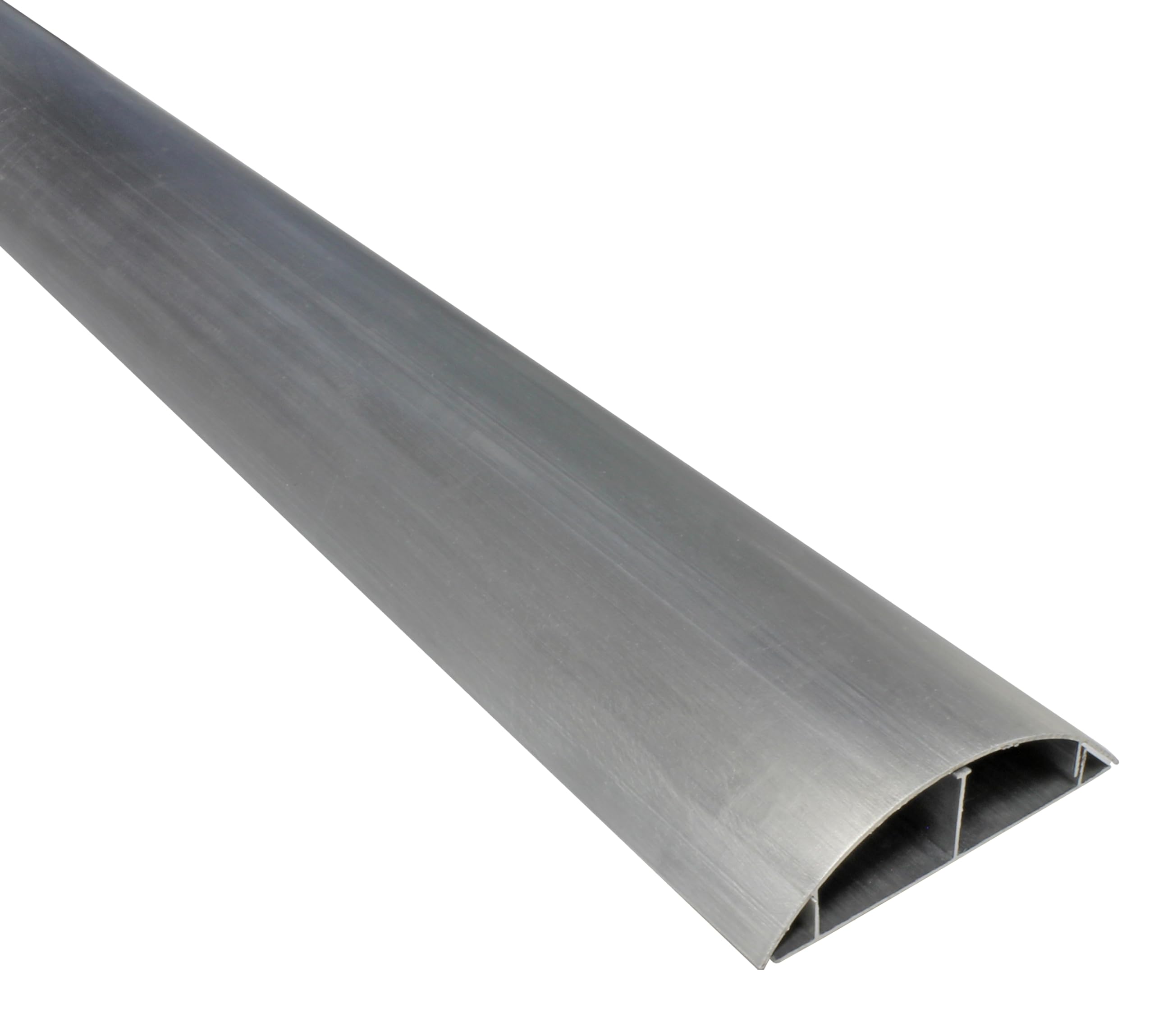 Electriduct Metal Cable Shield Cord Cover Outdoor Aluminum Raceway 58 Inch - 2.16 W x 0.7 H Dual Channel - CSX-MET-5
