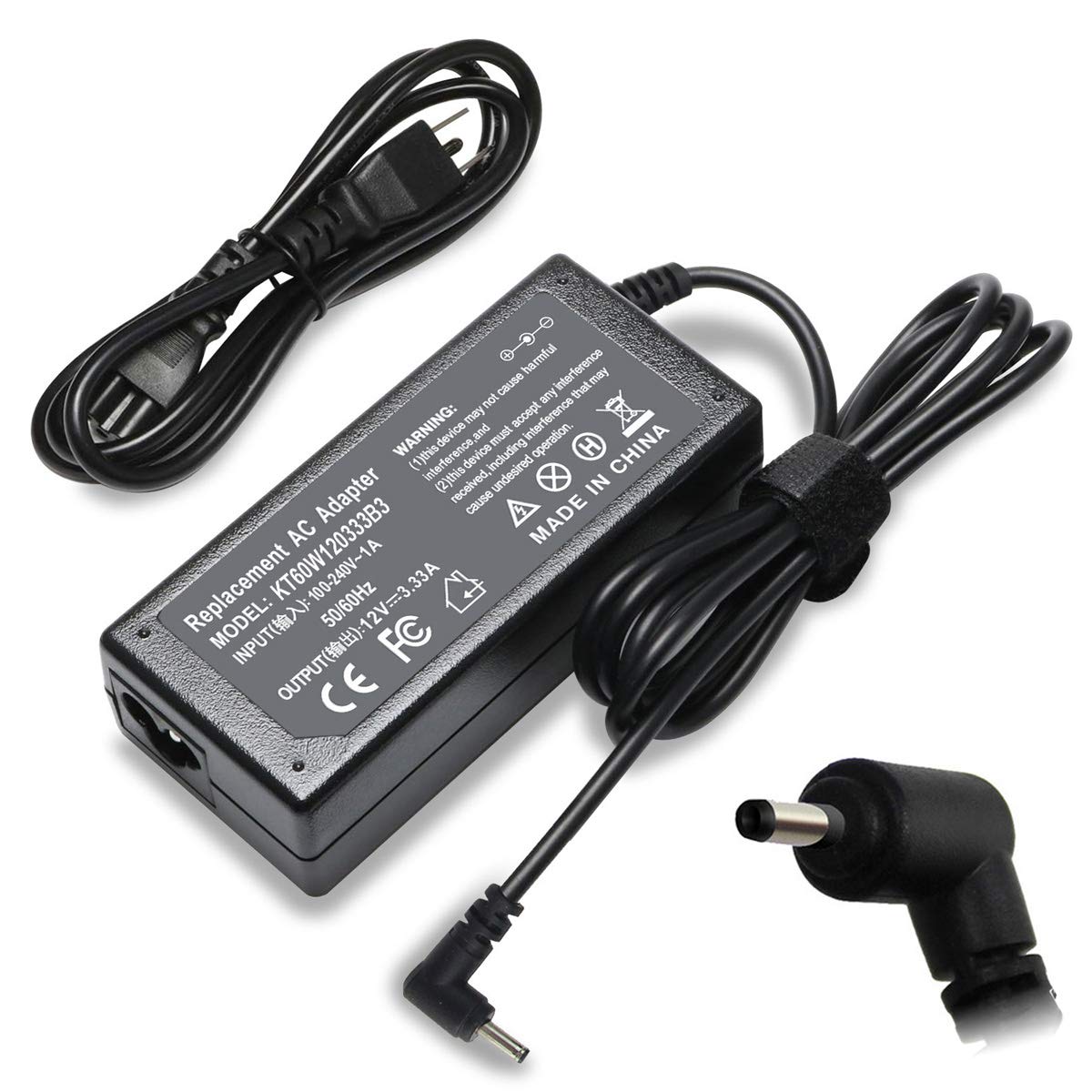 12V 3.33A 2.2A Charger For Samsung Chromebook 3 2 11.6' Xe500C13 Xe501C13 Xe500C12 Xe503C12 Xe503C32 Xe303C12 Xe303C12 A01 500C 503C 501C Pa 1250 98 Np930X2K Ba44 00322A Aa Pa3N40W A12 040N1A 40W 26W