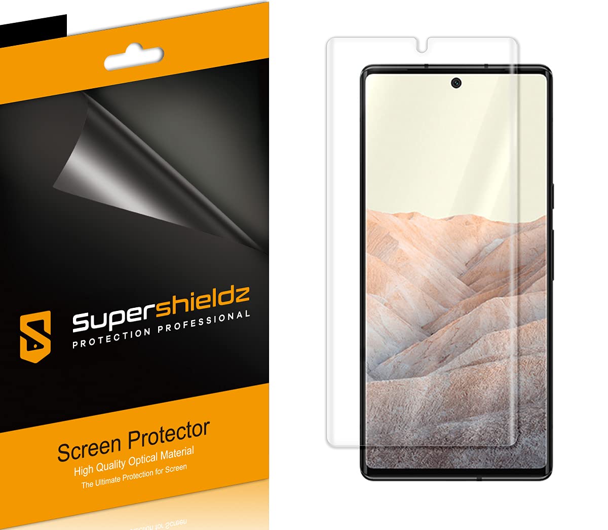 Supershieldz (2 Pack) Designed For Google Pixel 6 Pro Screen Protector, High Definition Clear Shield (Tpu)