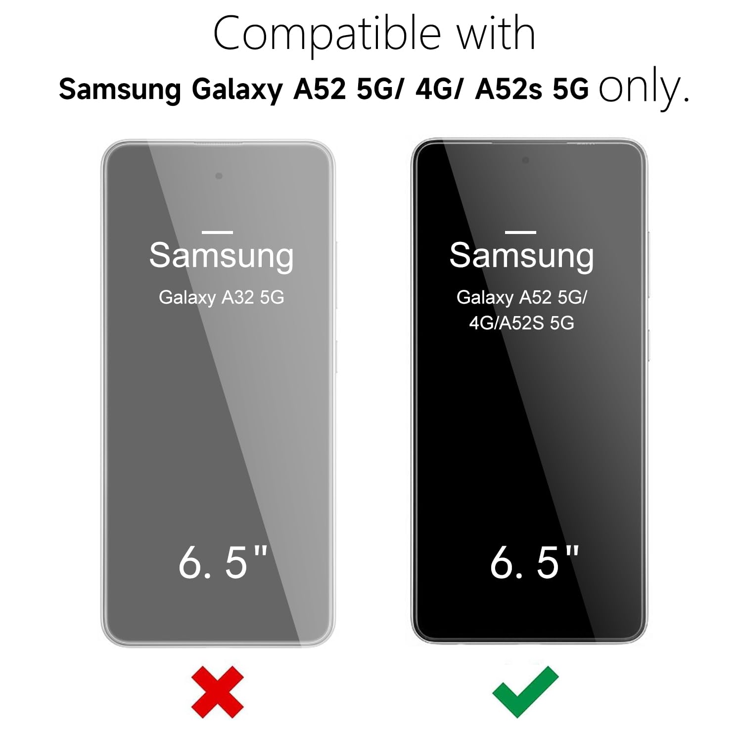 Oakxco For Samsung Galaxy A52 5G Case Liquid Silicone, Cute Thin Slim Soft Rubber Tpu Plain Smooth Gel Cover For Women Girl, Mat