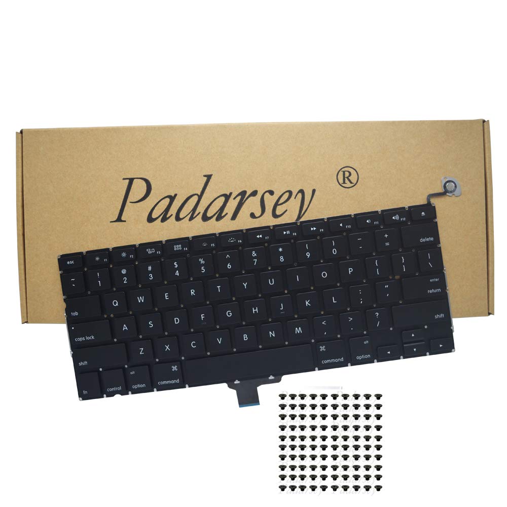 Padarsey New Laptop Replacement Keyboard Compatible for MacBook Pro 13-inch A1278 2008 2009 2010 2011 2012 2013 2014 2015 Year w