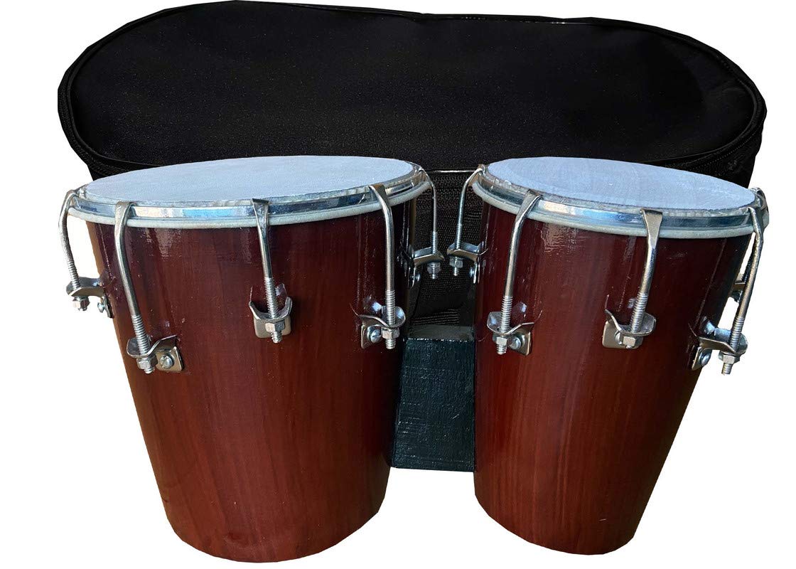 Gt Manufacturers First Double Nut & Bold Fitting Bongo With Cover Shiny Beautifull Colour (Brown)